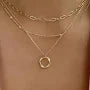 Layered Gold Chain Necklace