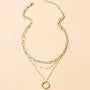 Layered Gold Chain Necklace