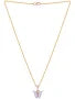 Elegant Butterfly Pendant Necklace in Gold Finish