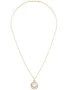 Elegant Round Crystal Pendant Necklace